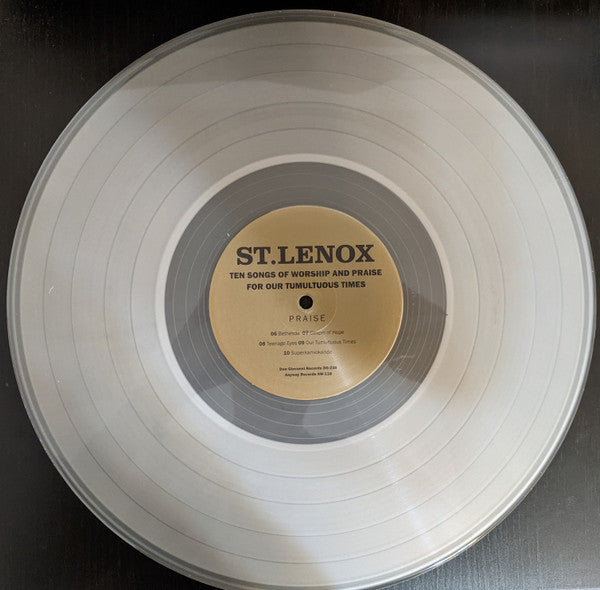 St. Lenox : Ten Songs Of Worship And Praise For Our Tumultuous Times (LP, Album, Cle)