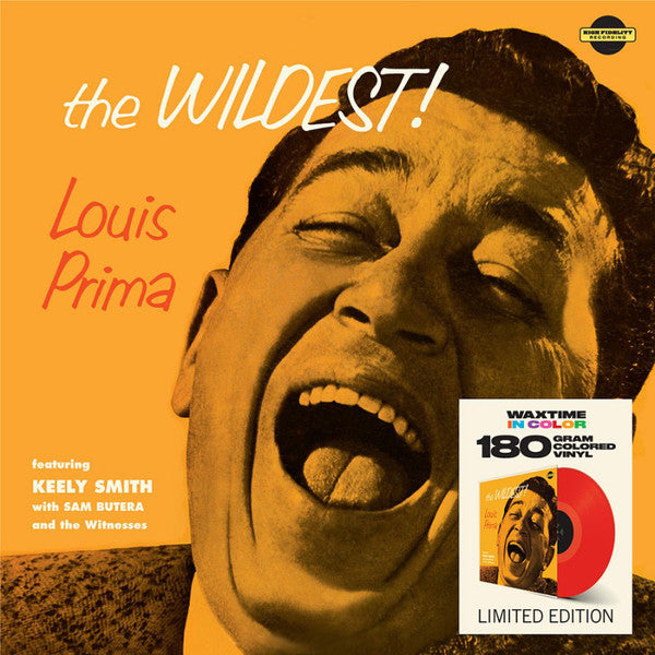 Louis Prima : The Wildest! (LP, Album, Mono, S/Edition, Red)