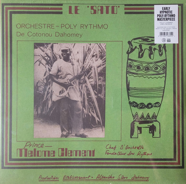 T.P. Orchestre Poly-Rythmo, Clément Mêlomê : Le ‘Sato’ (LP, Album, RE)