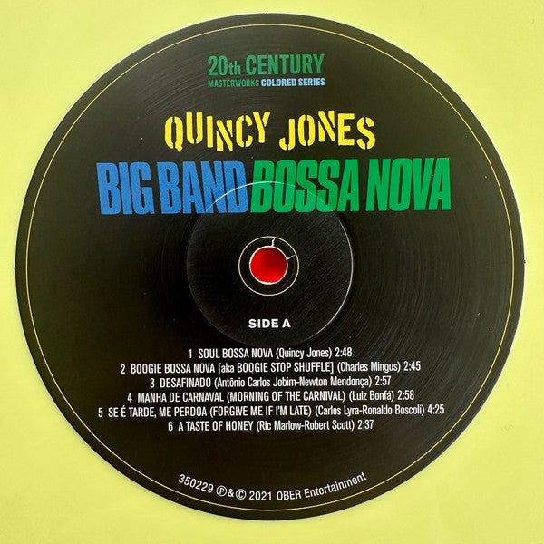 Quincy Jones : Big Band Bossa Nova (LP, Album, Ltd, RE, Yel)