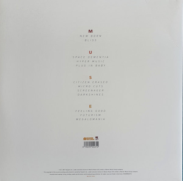 Muse : Origin Of Symmetry (XX Anniversary RemiXX) (2xLP, Album, RE, RM, Gat)