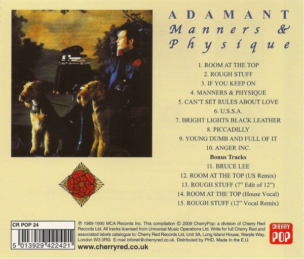 Adam Ant : Manners & Physique (CD, Album, RE, RM)