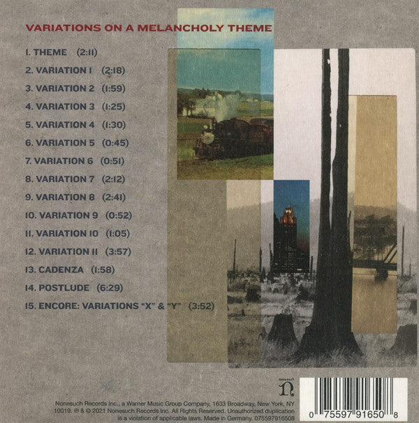 Brad Mehldau, Orpheus Chamber Orchestra : Variations On A Melancholy Theme (CD, Album)