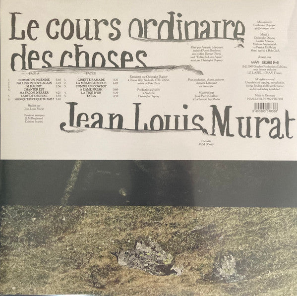 Jean-Louis Murat : Le Cours Ordinaire Des Choses (LP, Album, Ltd, RE, RM)