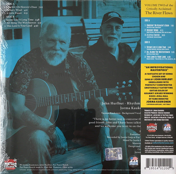 John Hurlbut (2) / Jorma Kaukonen : The River Flows Volume Two (LP, Album, RSD, Cle)