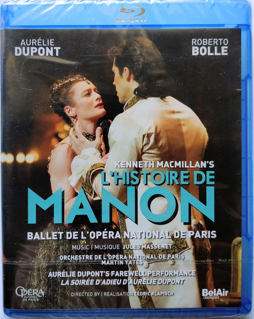 Aurélie Dupont, Roberto Bolle, Jules Massenet, Kenneth MacMillan's* : L'Histoire De Manon (Ballet De L'Opéra National De Paris) (Blu-ray, Multichannel)