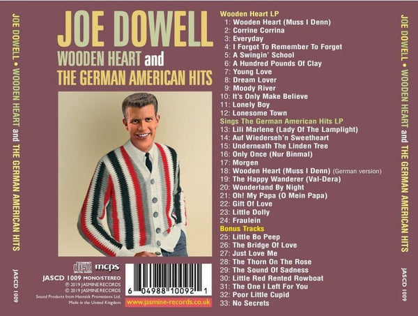 Joe Dowell : Wooden Heart / German American Hits (CD, Comp, Mono)