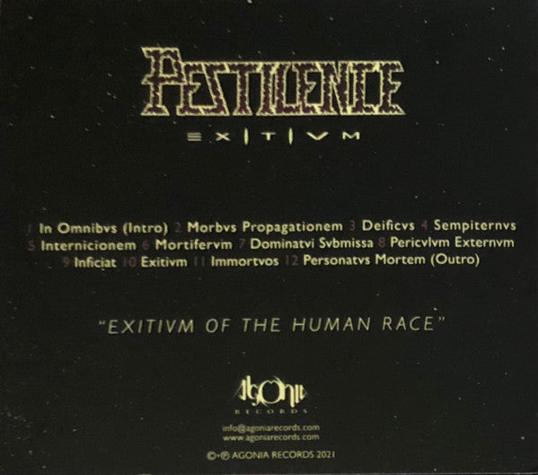 Pestilence : E X | T | V M (CD, Album, Ltd, Num, Dig)