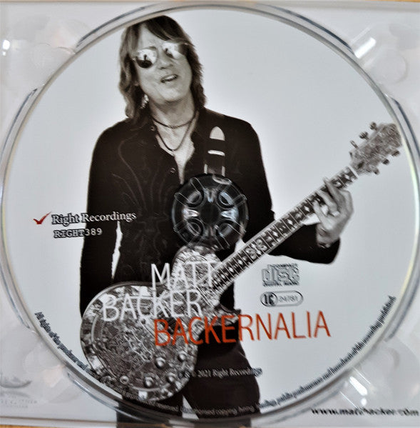 Matt Backer : Backernalia (CD, Album)