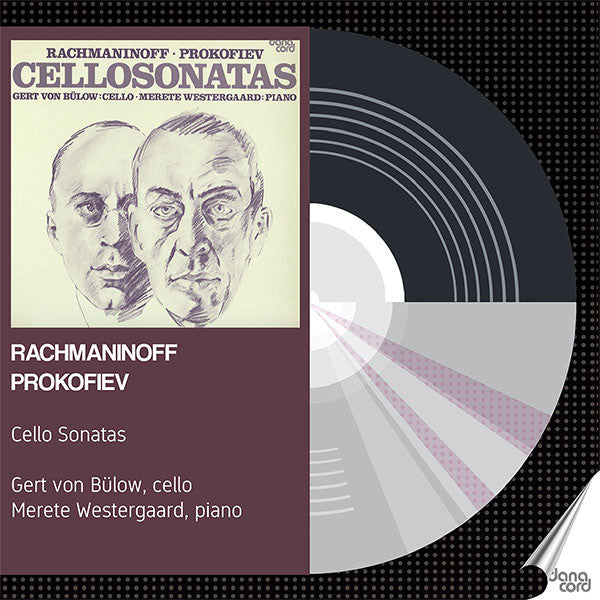 Sergei Rachmaninoff, Sergei Prokofiev, Gert Von Bülow, Merete Westergaard : Cellosonatas (CD, Comp, RE, RM)