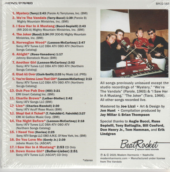The Vandals (10) : I Saw Her In A Mustang (CD, Album)