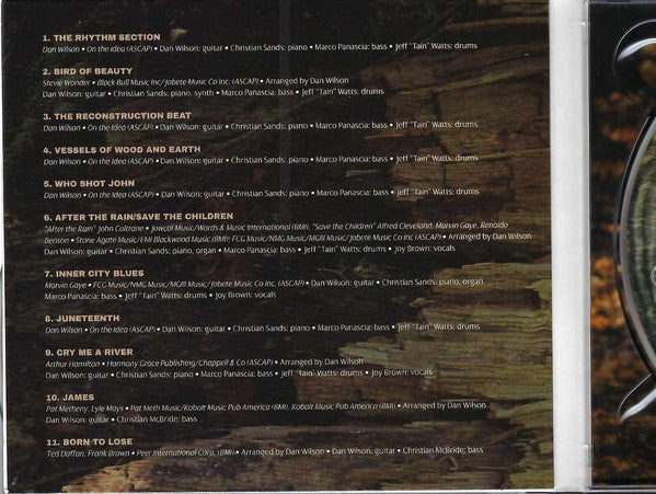 Dan Wilson (13), Joy Brown, Marco Panascia, Christian Sands, Jeff "Tain" Watts : Vessels Of Wood And Earth (CD)