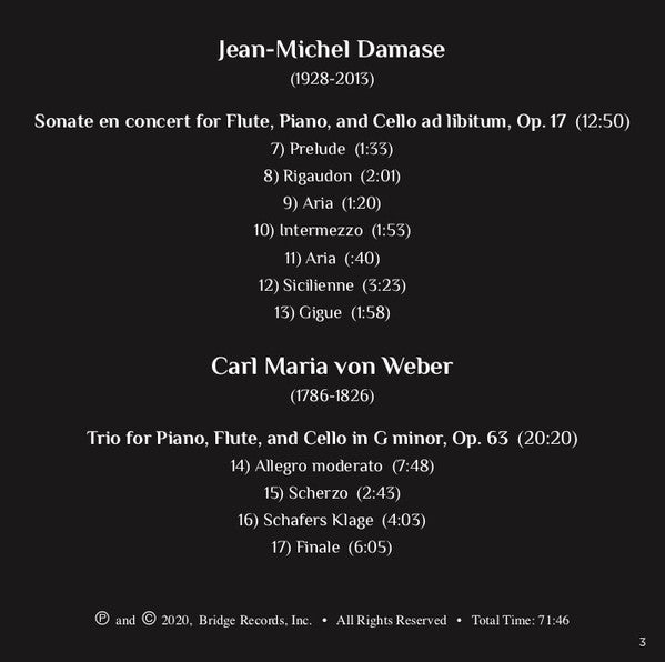 Bohuslav Martinů, Philippe Gaubert (2), Jean-Michel Damase, Carl Maria von Weber, Bonita Boyd, Steven Doane, Barry Snyder : Aquarelles (CD, Album)