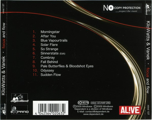 KiloWatts & Peter Vanek : Focus And Flow (CD, Album)