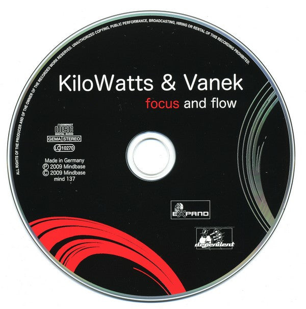 KiloWatts & Peter Vanek : Focus And Flow (CD, Album)