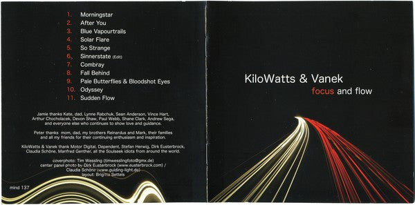 KiloWatts & Peter Vanek : Focus And Flow (CD, Album)