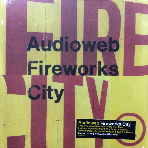 Audioweb : Fireworks City (LP, Album, Ltd, RE, Red)