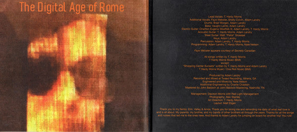 T. Hardy Morris : The Digital Age Of Rome (CD, Album)