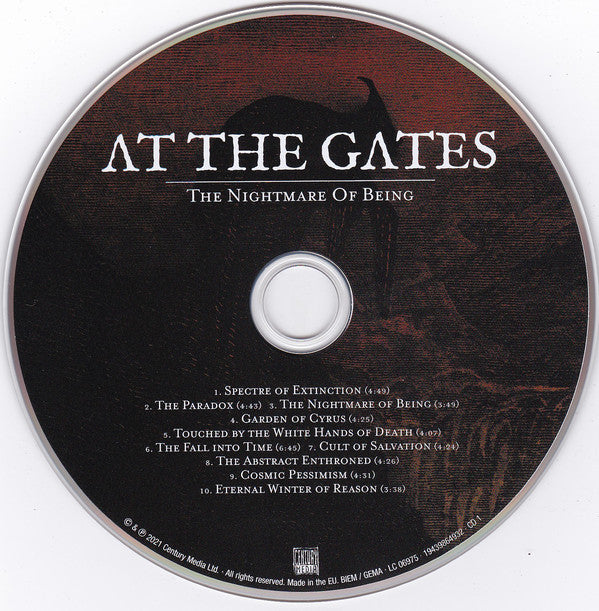 At The Gates : The Nightmare Of Being (CD, Album + CD + Ltd, Med)