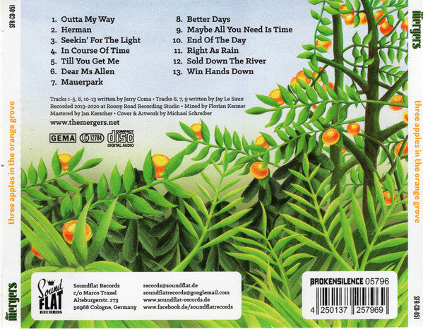 The Mergers (3) : Three Apples In The Orange Grove (CD, Album)