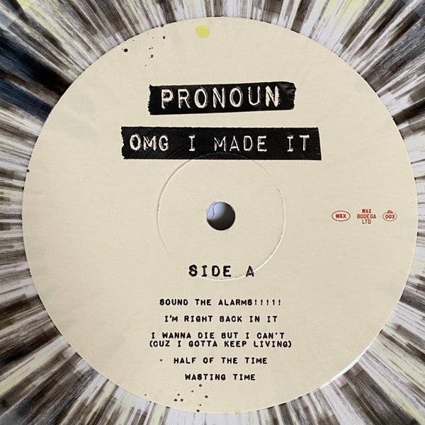 Pronoun (2) : OMG I MADE IT (12", S/Sided, EP, Whi)