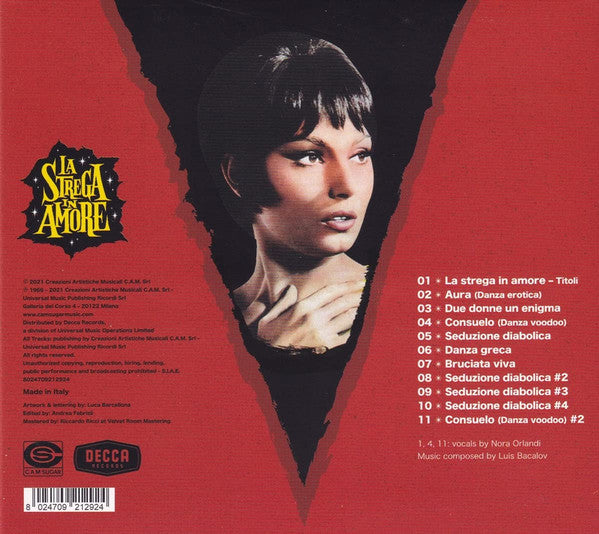 Luis Bacalov : La Strega In Amore (CD, Album, RM)