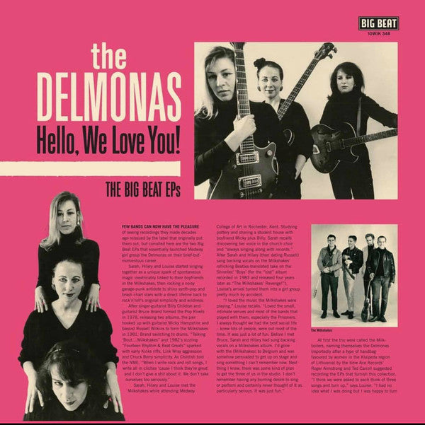 The Delmonas* : Hello, We Love You! The Big Beat EPs (10", Comp, RM)