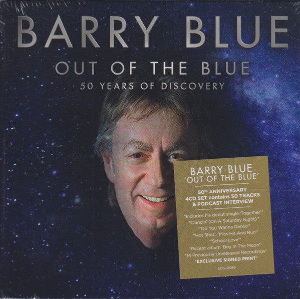 Barry Blue : Out Of The Blue - 50 Years Of Discovery (4xCD, Comp)