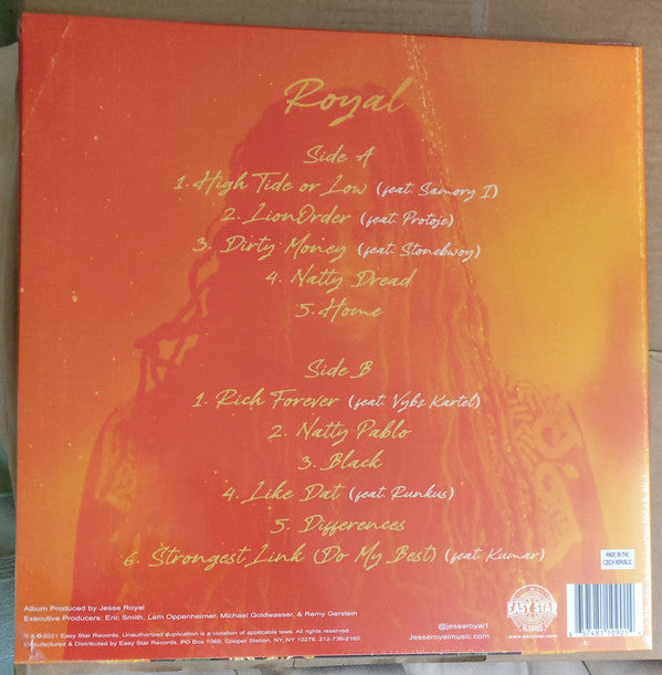 Jesse Royal : Royal (LP, Album, Red)