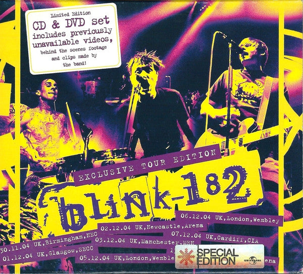 Blink-182 : Blink-182 (CD, Album, Pin + DVD-V, Whi + Ltd, Exc)