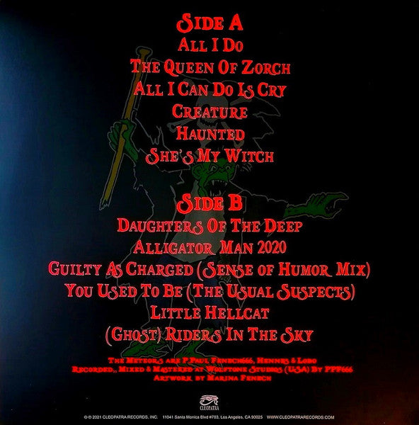The Meteors (2) : The Curse Of Blood N Bones (LP, Album, Ltd, Red)