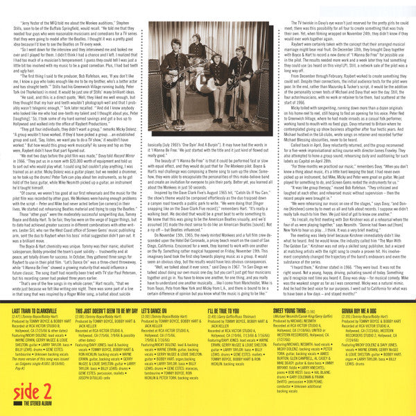 The Monkees : The Monkees (2xLP, Album, Mono, Dlx, Ltd, Num, RE, 180)