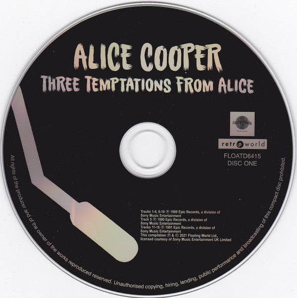 Alice Cooper (2) : Three Temptations From Alice (2xCD, Comp)