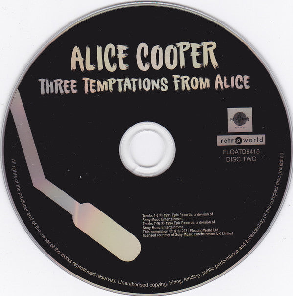 Alice Cooper (2) : Three Temptations From Alice (2xCD, Comp)