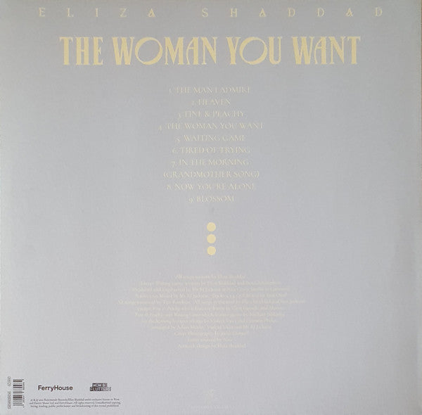 Eliza Shaddad : The Woman You Want (LP, Album, Ltd, Tra)