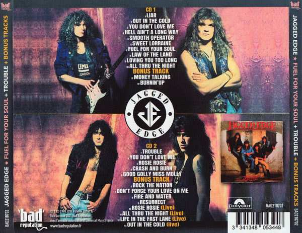 Jagged Edge (3) : Fuel For Your Soul (CD, Album, RE + CD, Comp + Comp, New)