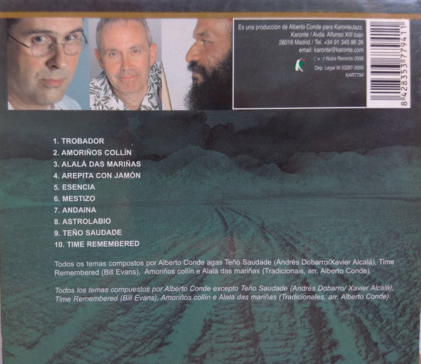 Alberto Conde Trio : Andaina (CD, Album)