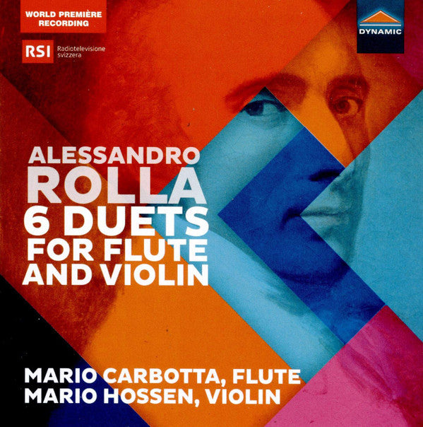 Alessandro Rolla, Mario Carbotta, Mario Hossen : 6 Duets For Flute And Violin (CD, Album)