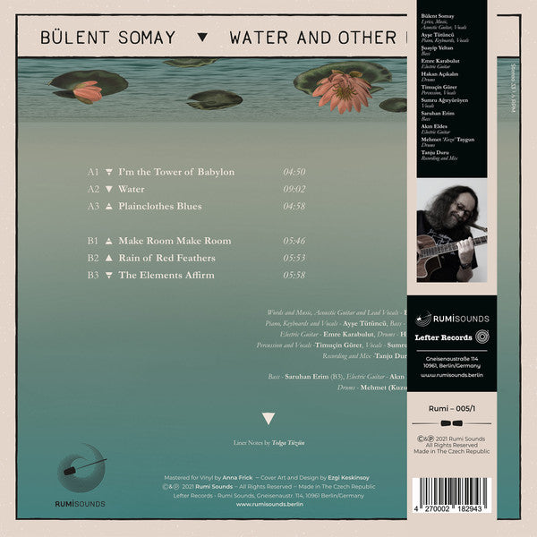 Bülent Somay : Water And Other Elements (LP, Album)