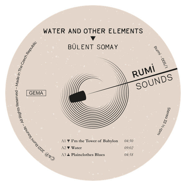 Bülent Somay : Water And Other Elements (LP, Album)