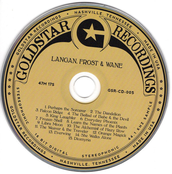 Langan, Frost & Wane : Langan, Frost & Wane (CD, Album)