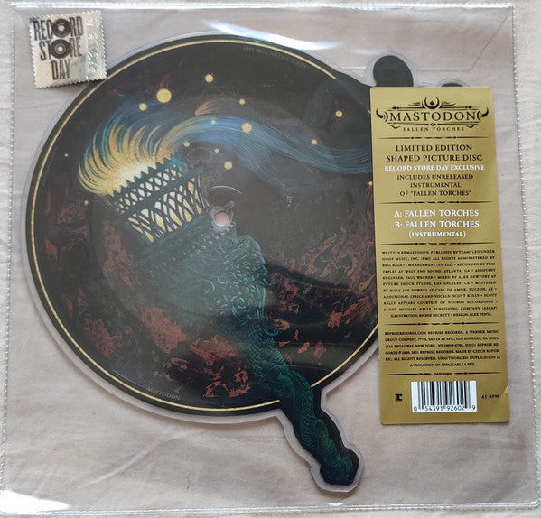 Mastodon : Fallen Torches (10", Shape, RSD, Single, Ltd, Pic, RE)