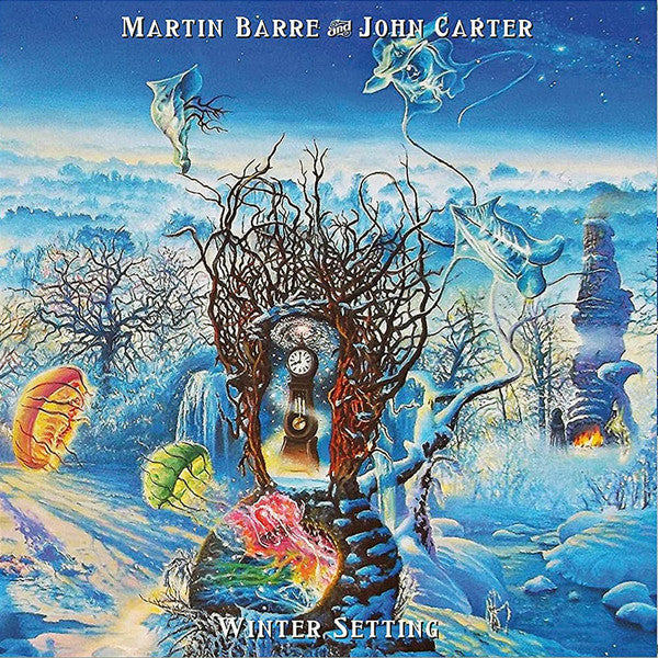 Martin Barre, John Carter (25) : Winter Setting (LP, Album, Comp, Whi)