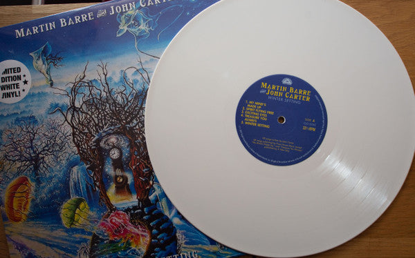 Martin Barre, John Carter (25) : Winter Setting (LP, Album, Comp, Whi)