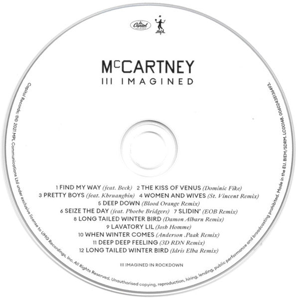 McCartney* : McCartney III Imagined (CD, Album)