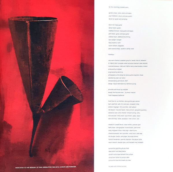 Cindytalk : Wappinschaw (LP, Album, Ltd, RE, Red)