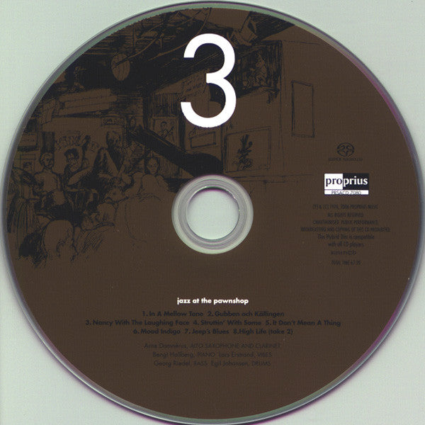 Arne Domnérus : Jazz At The Pawnshop 30th Anniversary (3xSACD, Hybrid, Multichannel, Album, RM, 4.0 + DVD)