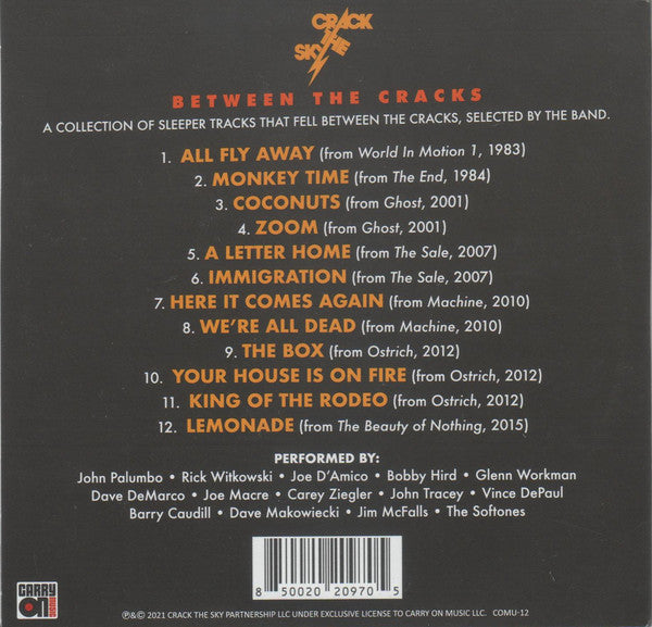 Crack The Sky : Between The Cracks (CD, Comp)