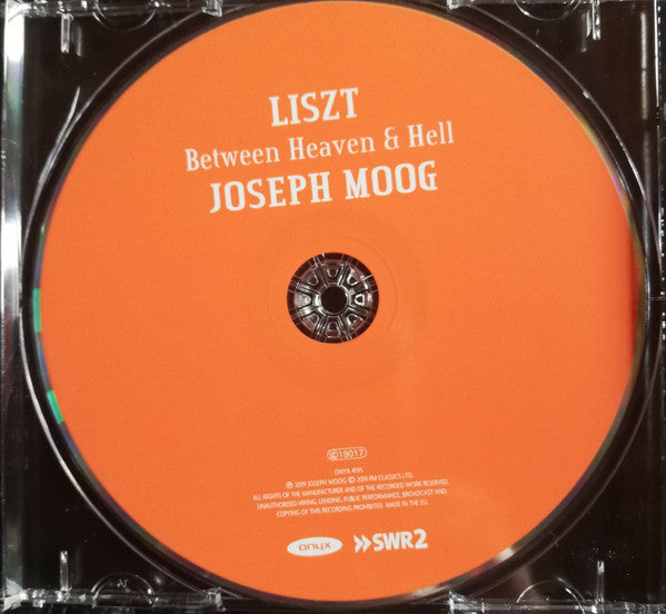 Joseph Moog : Between Heaven & Hell, Liszt (CD, Album)