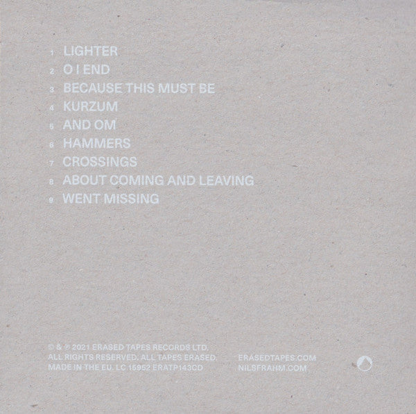 Nils Frahm : Graz (CD, Album)